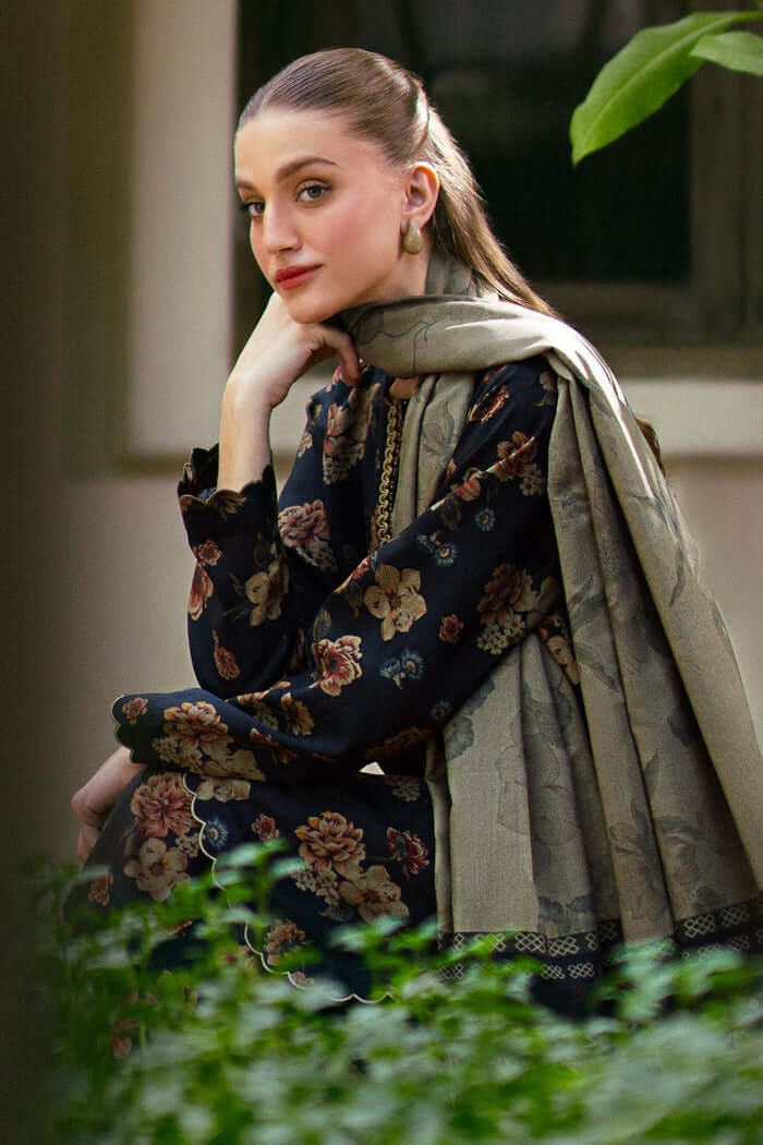 3 Piece Unstitched Digital Printed Lawn Suit ( Printed Lawn Dupatta )