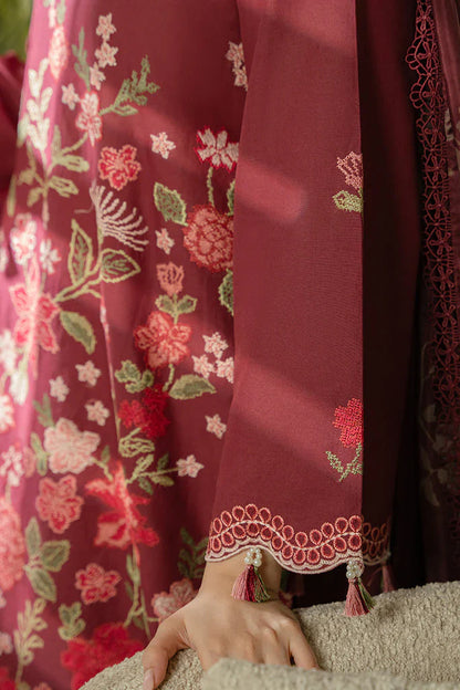 CROSS STITCH- 3PC LAWN EMBROIDERED SHIRT WITH DIAMOND PRINT DUPATTA