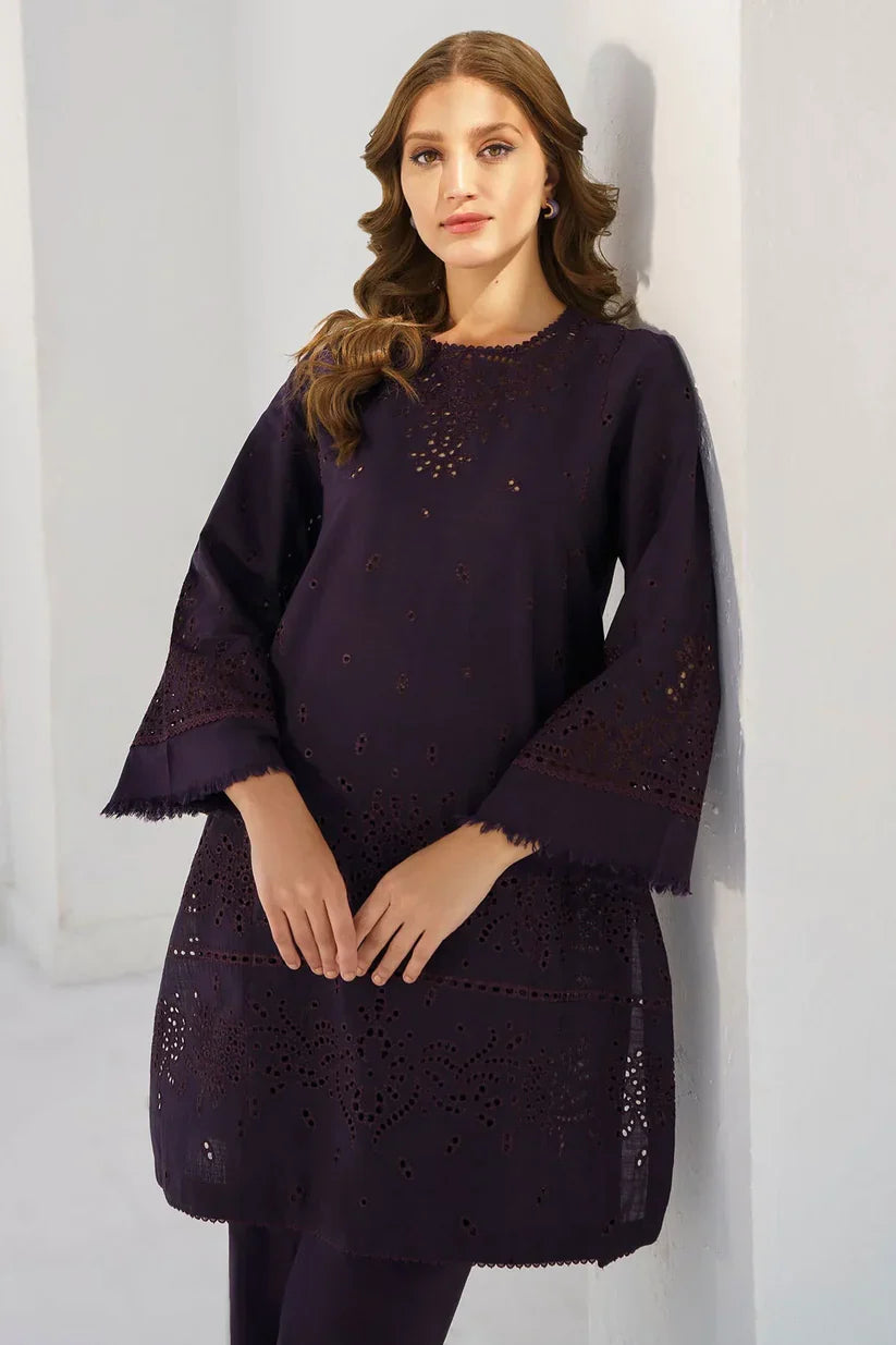 JAZMIN - 2PC LAWN EMBROIDERED SHIRT WITH TROUSER