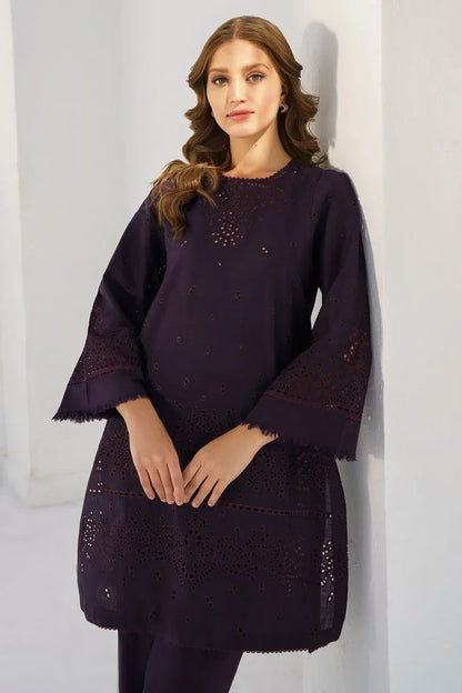 JAZMIN - 2PC LAWN EMBROIDERED SHIRT WITH TROUSER