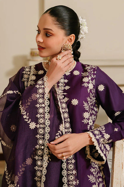 CROSS STITCH- 3PC LAWN EMBROIDERED SHIRT WITH ORGANZA EMBROIDERED DUPATTA-BIC-