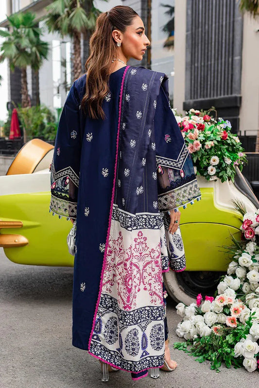 CRIMSON-3PC LAWN EMBROIDERED WITH COTTON SILK PTINT DUPATTA