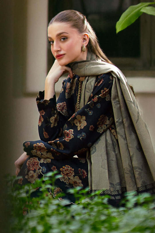 3 Piece Unstitched Digital Printed Lawn Suit ( Printed Lawn Dupatta )